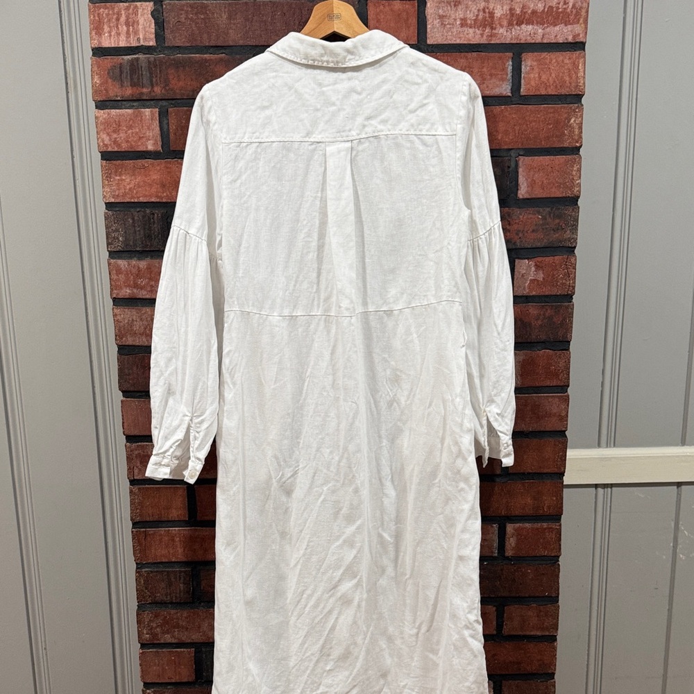 Boden White Button-Down Dress - Picture 8 of 13